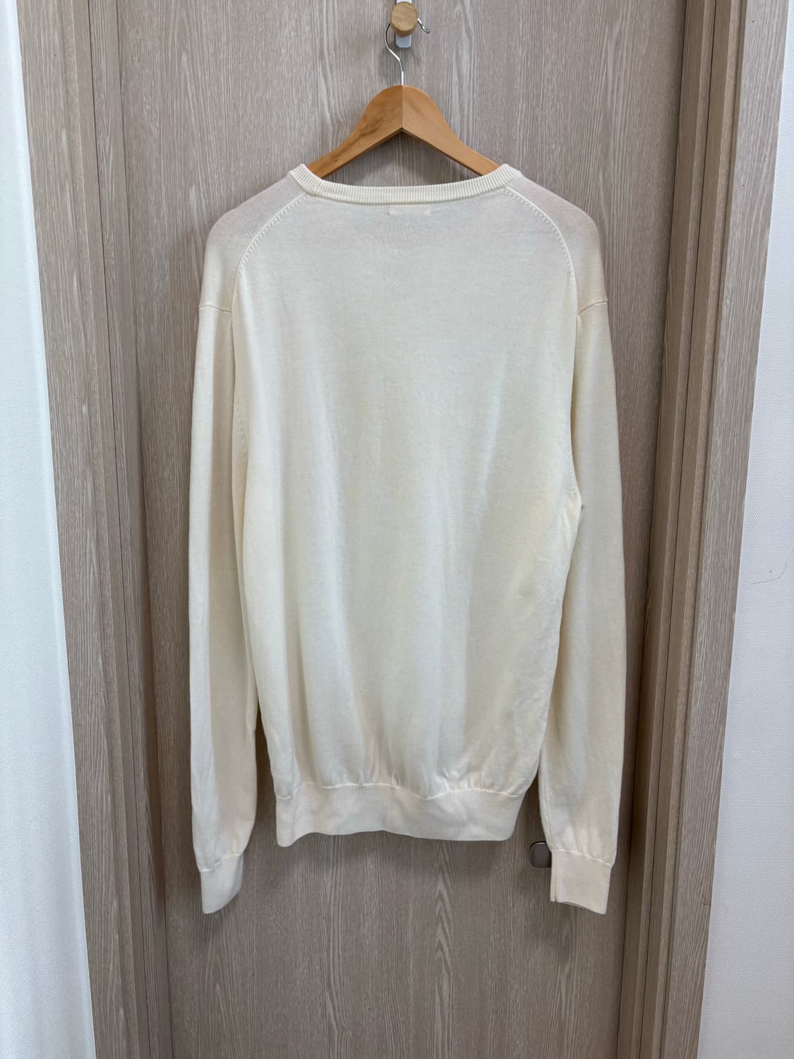 23FW미착용)수트서플라이 메리노울 니트XXL/110/오프화이트 상품이미지2