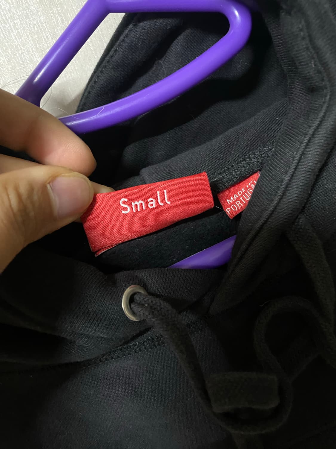 슈프림 크로스 박스로고 후드 블랙 S 상품이미지6