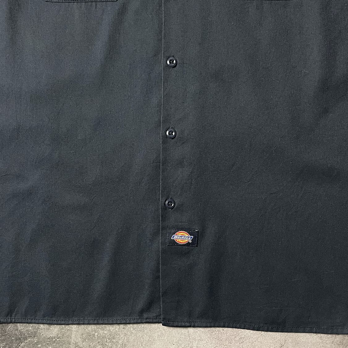 DICKIES 디키즈 빈티지 네이비 플랩포켓 워크 셔츠 A00998 상품이미지4