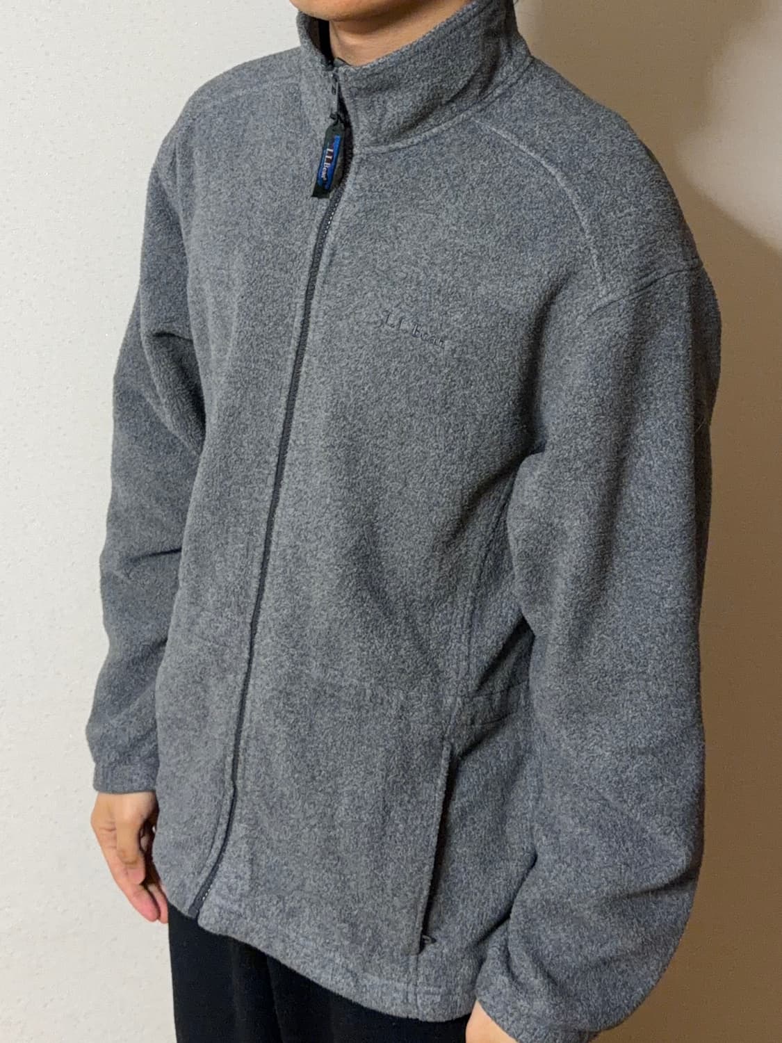 90s 엘엘빈 플리스 집업 made in USA 상품이미지2