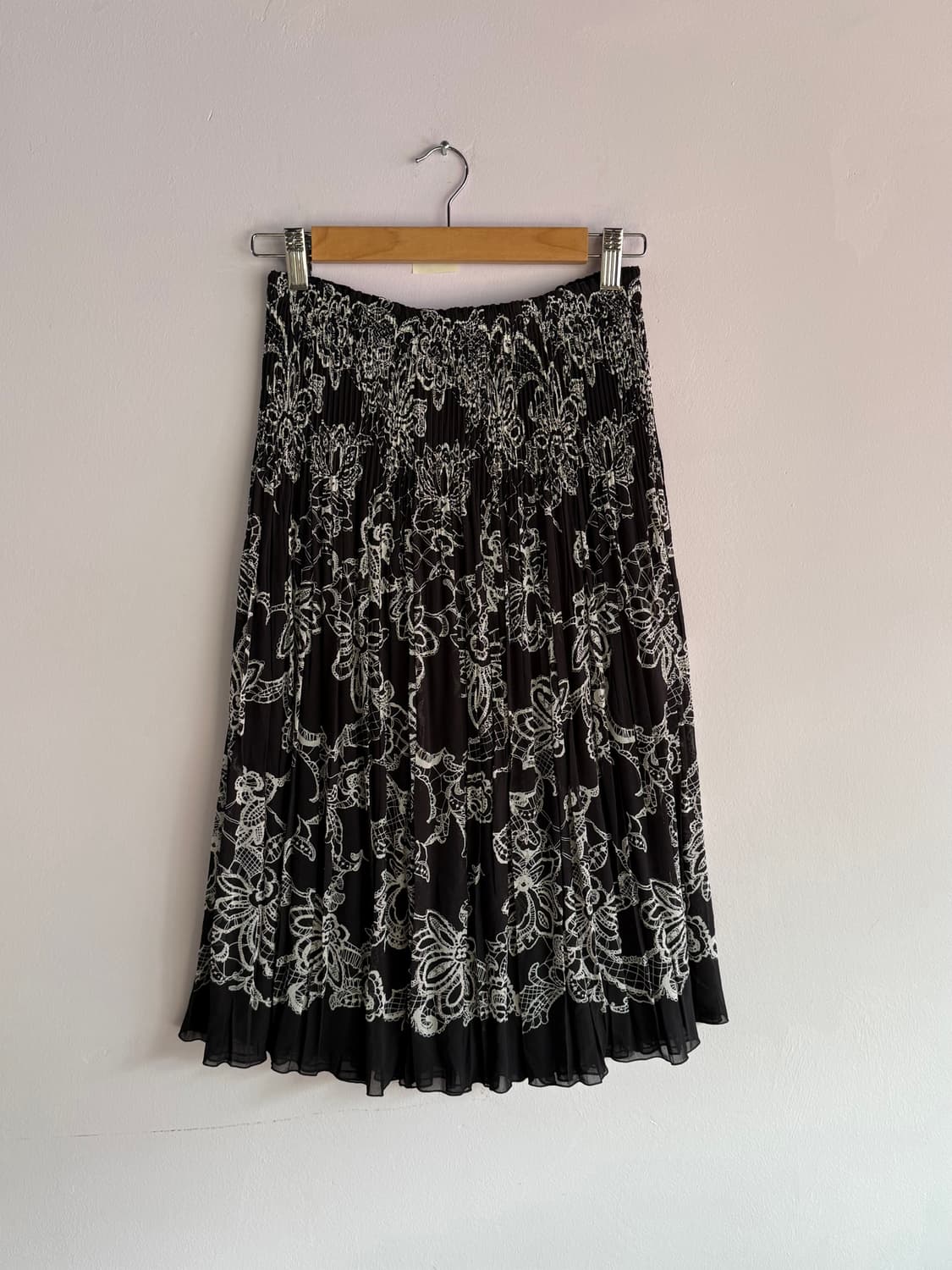 일본빈티지) 리버시블 쉬폰 스커트  상품이미지1