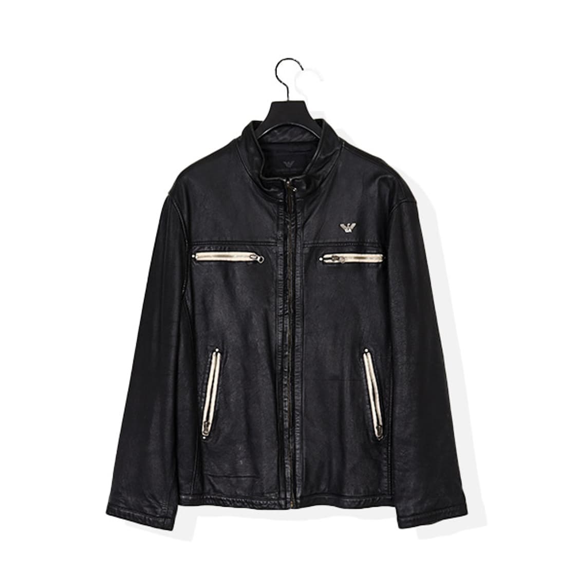 아르마니 꼴레지오니 비건 레더 자켓 (XL) MAT68 상품이미지1