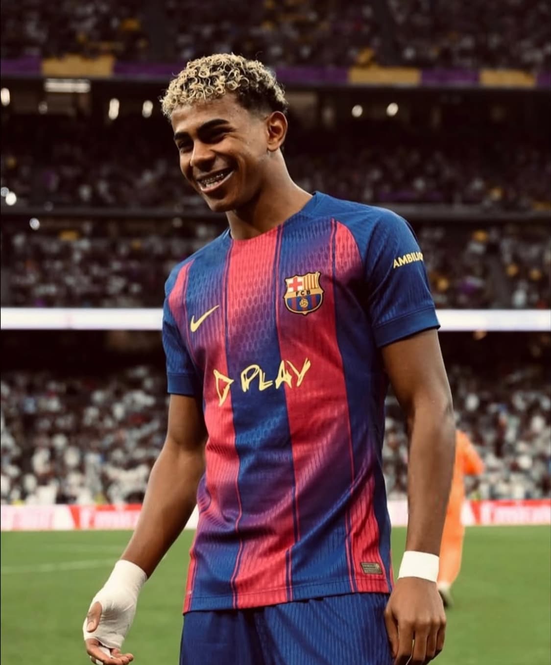 25-26 바르셀로나 에드시런 콜라보킷 라민 야말 유니폼 M사이즈 상품이미지8