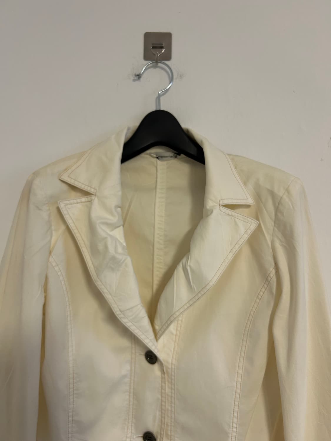 롱샴 오프화이트 미니멀 클래식 블레저 상품이미지2