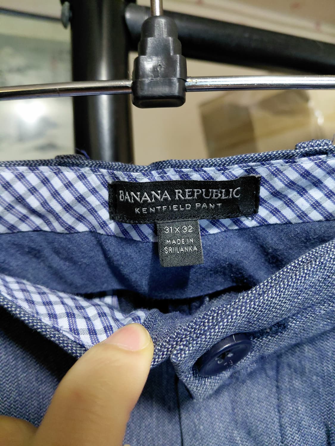 [바나나리퍼블릭]코튼 미니 헤링본 켄필드 바지 31사이즈 상품이미지4