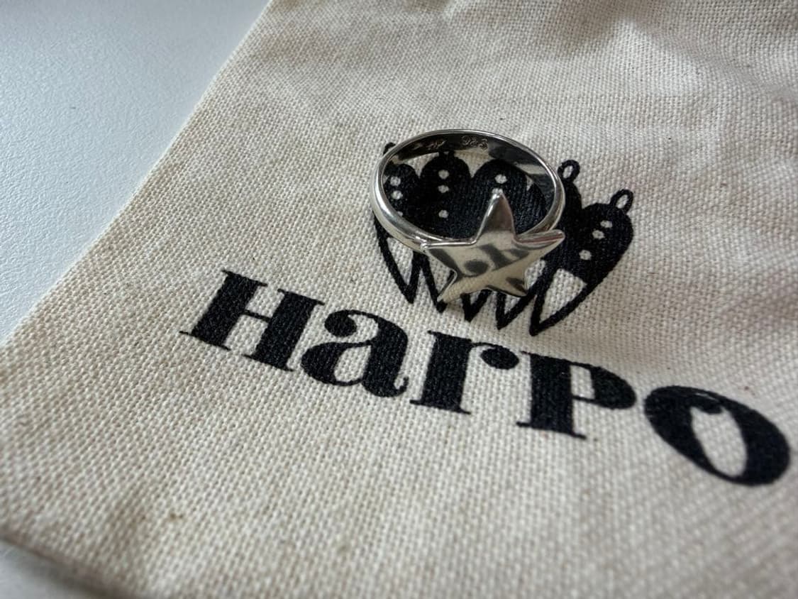 아르포파리 harpo paris 별 실버 반지 상품이미지1