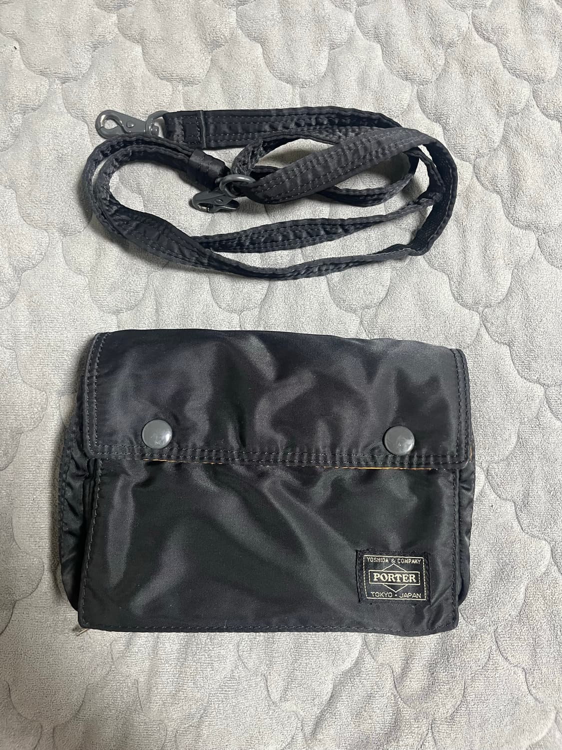 Porter 요시다 포터 탱커 스냅 숄더백 블랙 상품이미지1