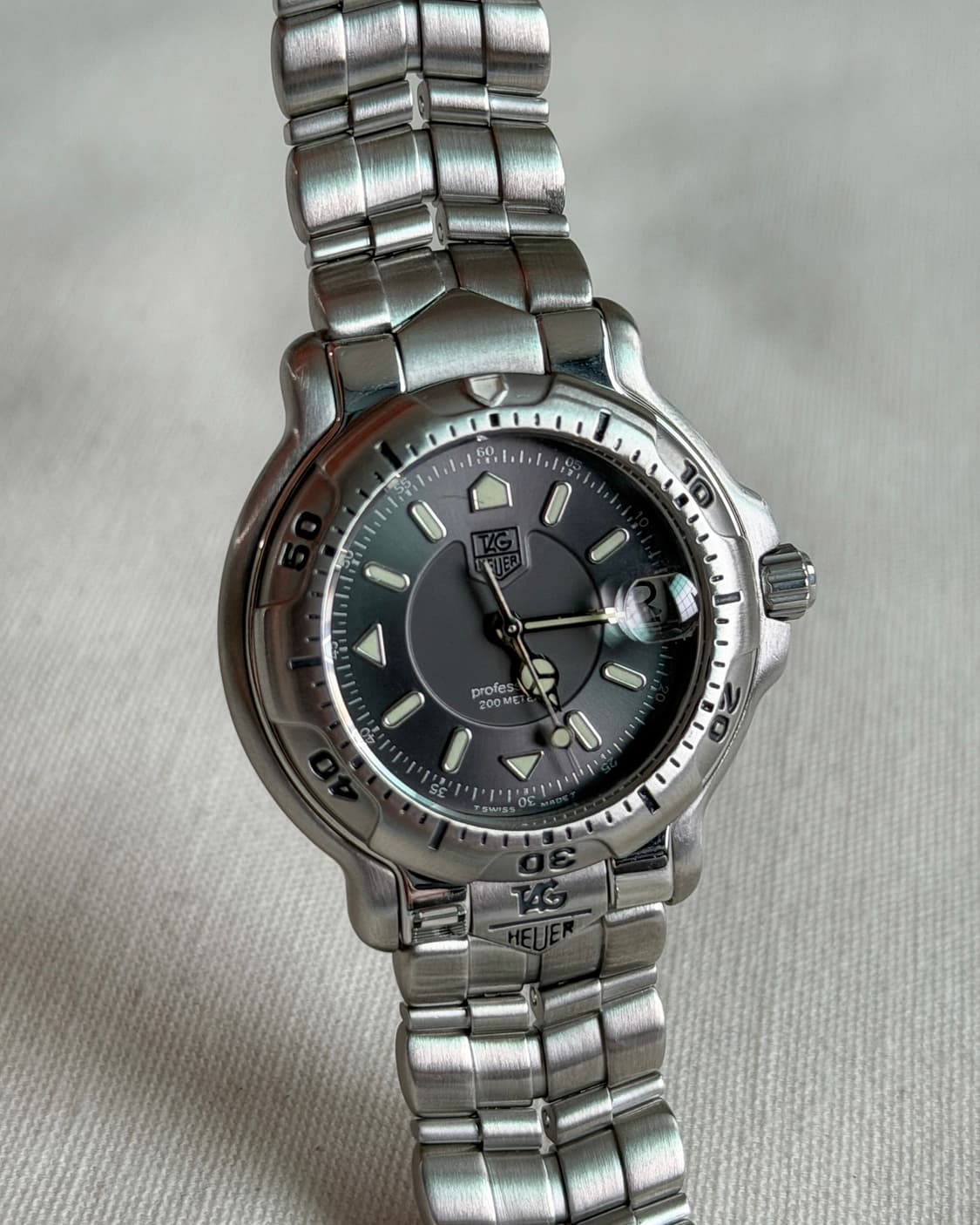 태그호이어6000  그레이 다이얼 36mm 상품이미지9