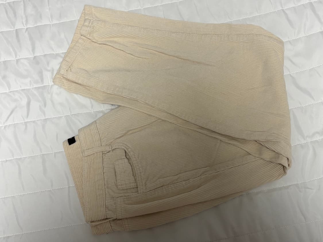 빈티지 아이보리 데님코튼팬츠 상품이미지3