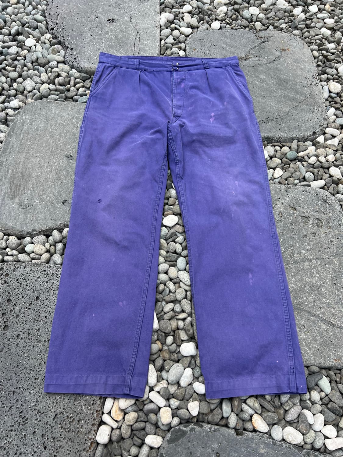 (36인치)OLD VINTAGE FADED PURPLE 프렌치워크팬츠 상품이미지1