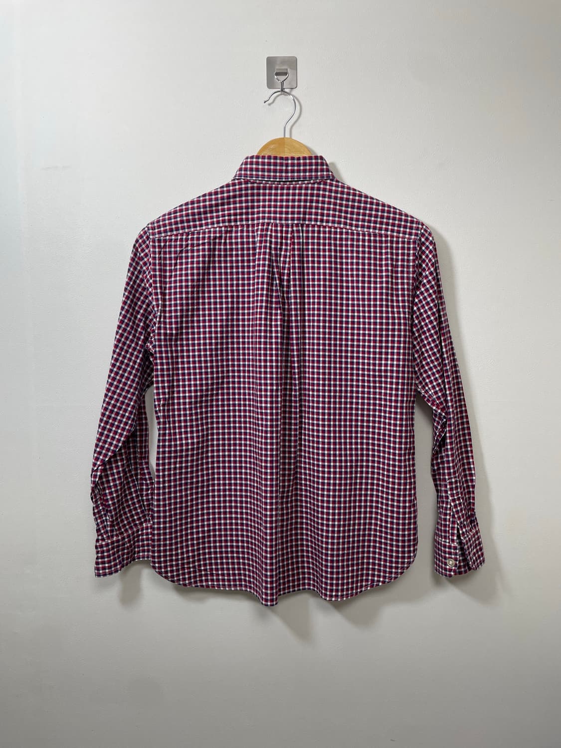 네넷NeNet 로고 체크 셔츠 M - S64 상품이미지2