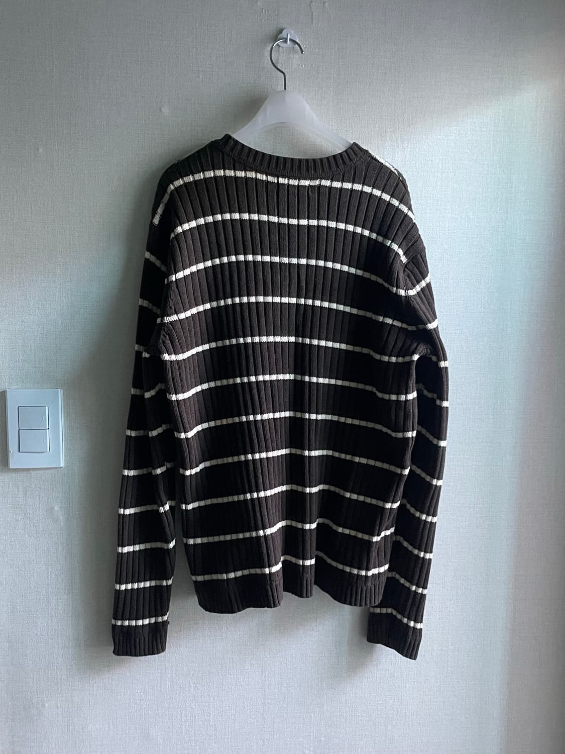 폴로진스 빈티지 스트라이프 코튼 니트 L 상품이미지5