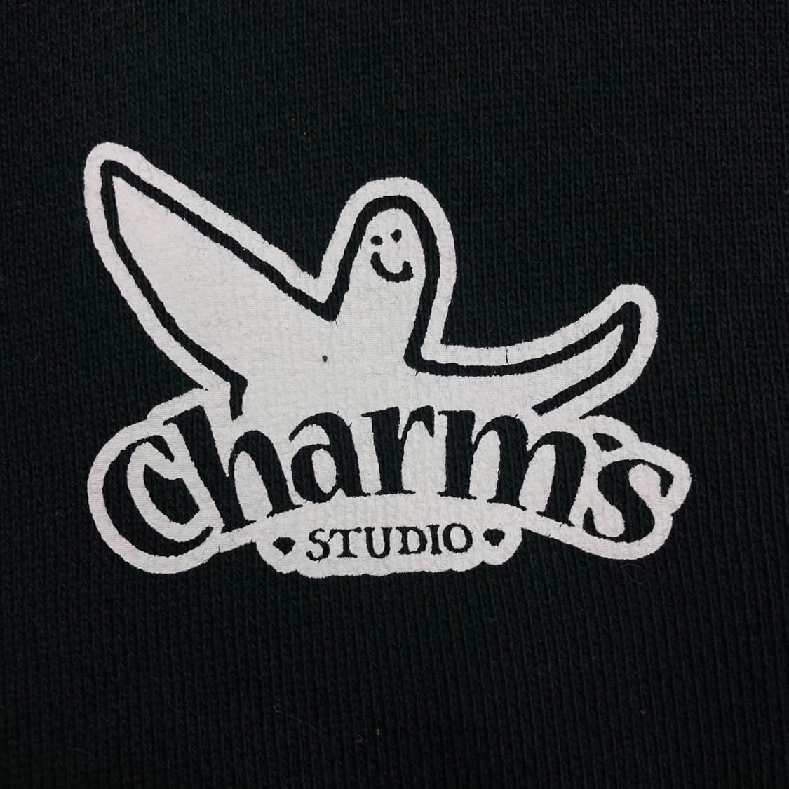 마크곤잘레스 x 참스 블랙 컬러 빅로고 맨투맨 상품이미지3