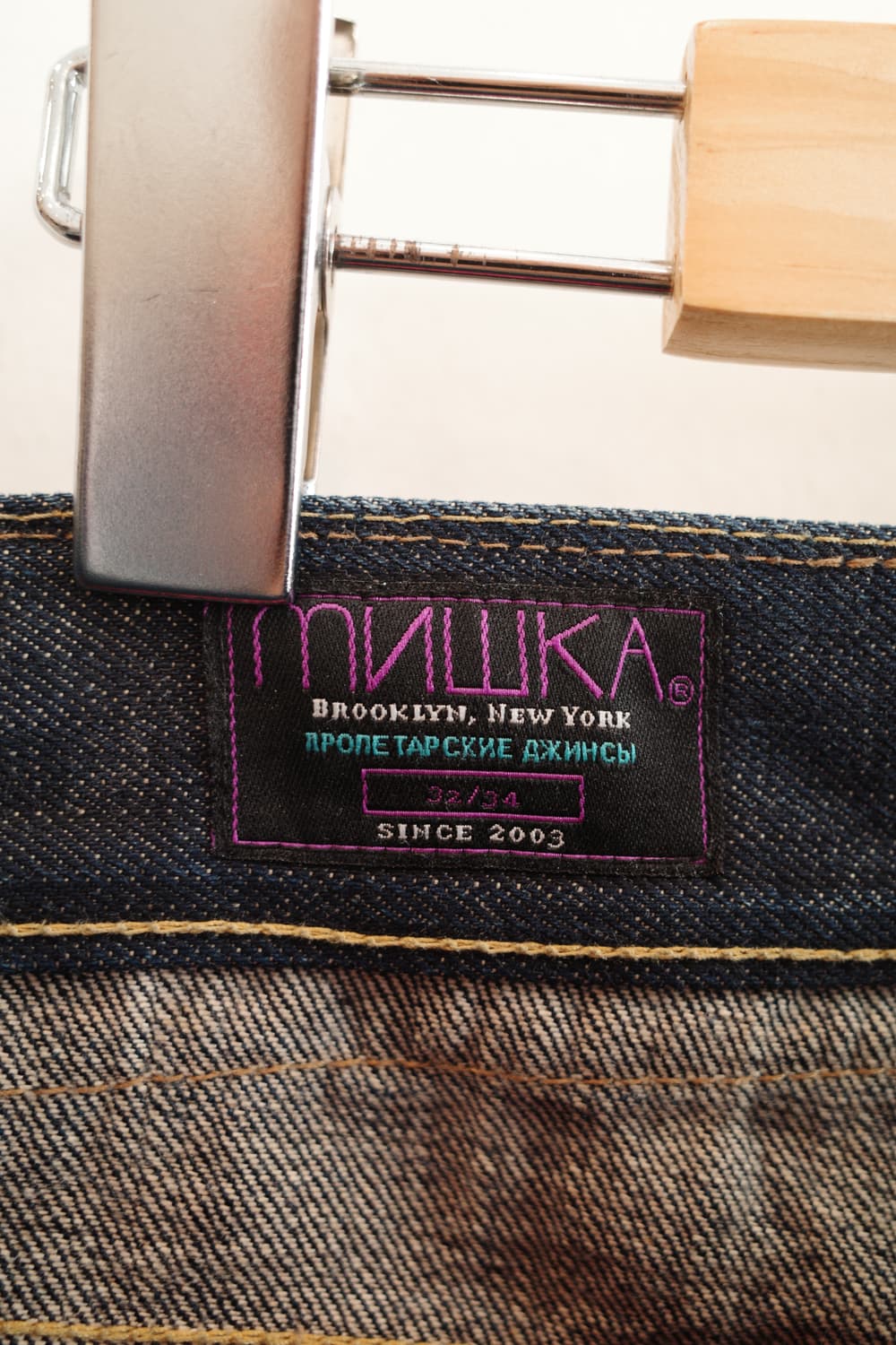 Mishka 미쉬카 셀비지 데님팬츠 (33인치) 상품이미지3