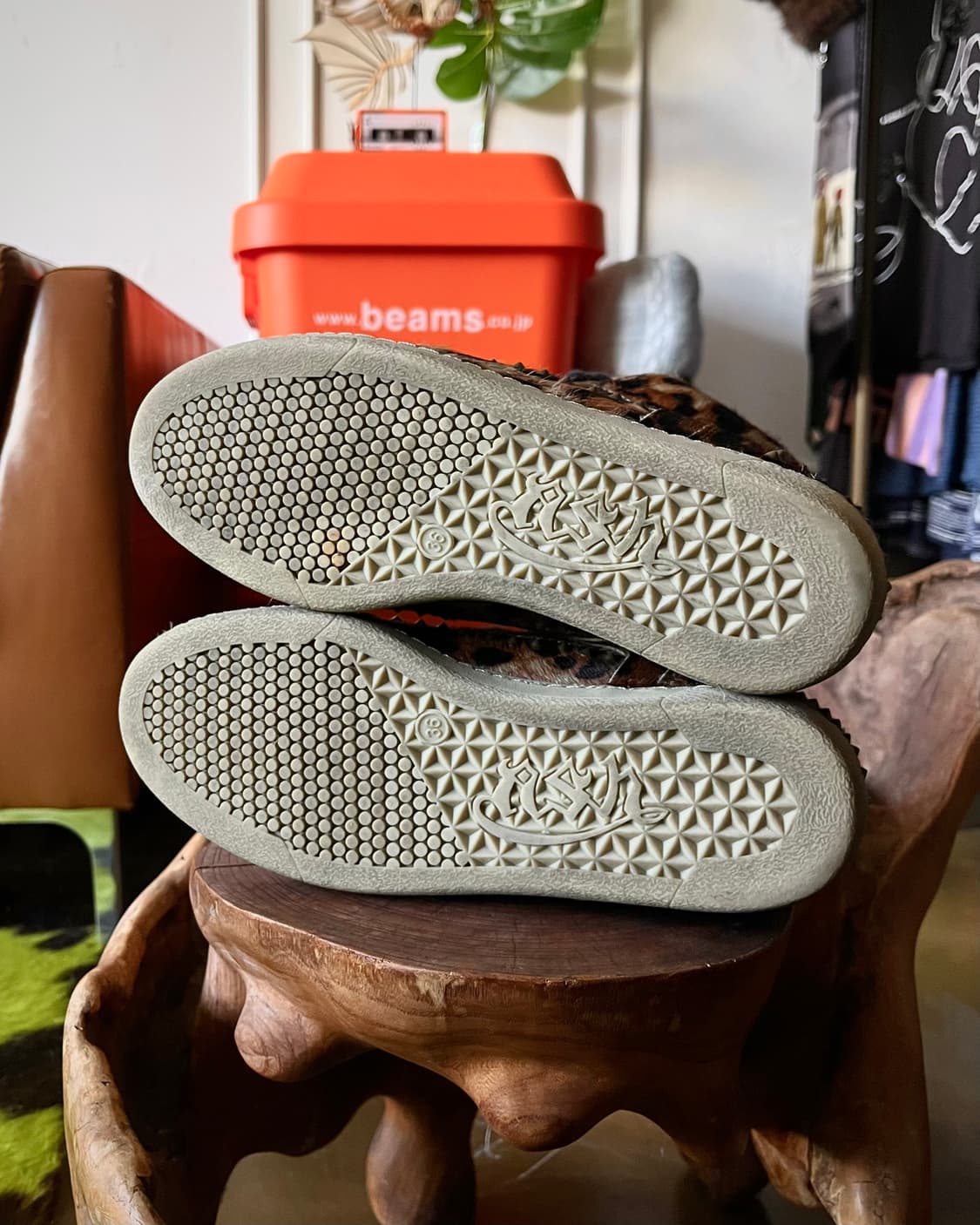 ASH Leopard Calf-Hair Studs Sneakers 상품이미지7