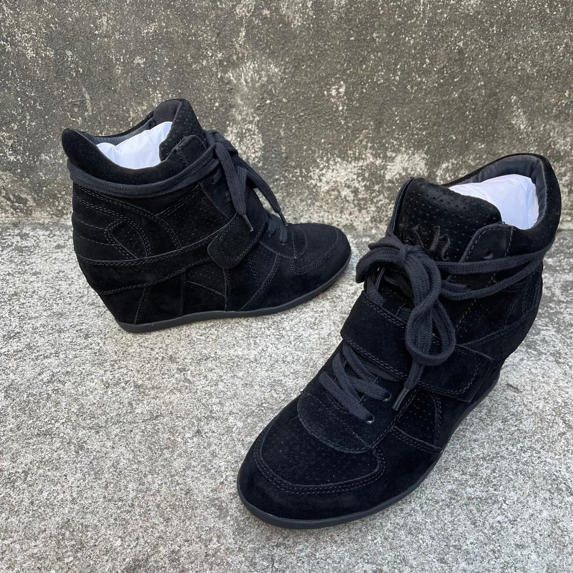 [37] ASH 스웨이드 웨지힐 스니커즈 (240) 상품이미지3