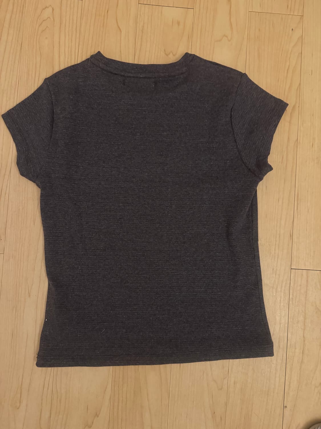 코이세이오 COY WAFFLE T-SHIRT PURPLE GREY 상품이미지2
