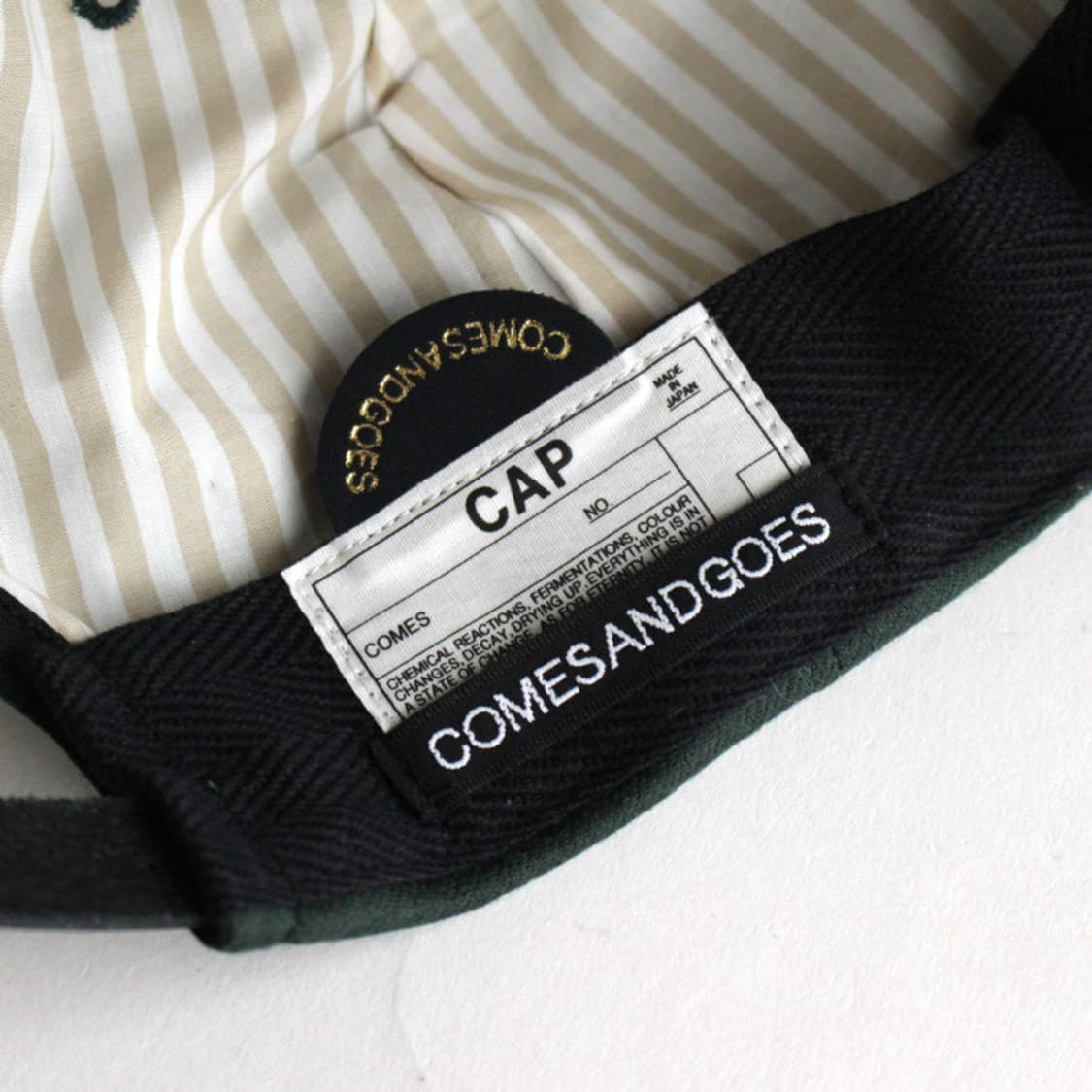 컴즈앤고즈 x 쿠퍼스타운 볼 캡 NYBYC 1935 울 캡 블랙 상품이미지6