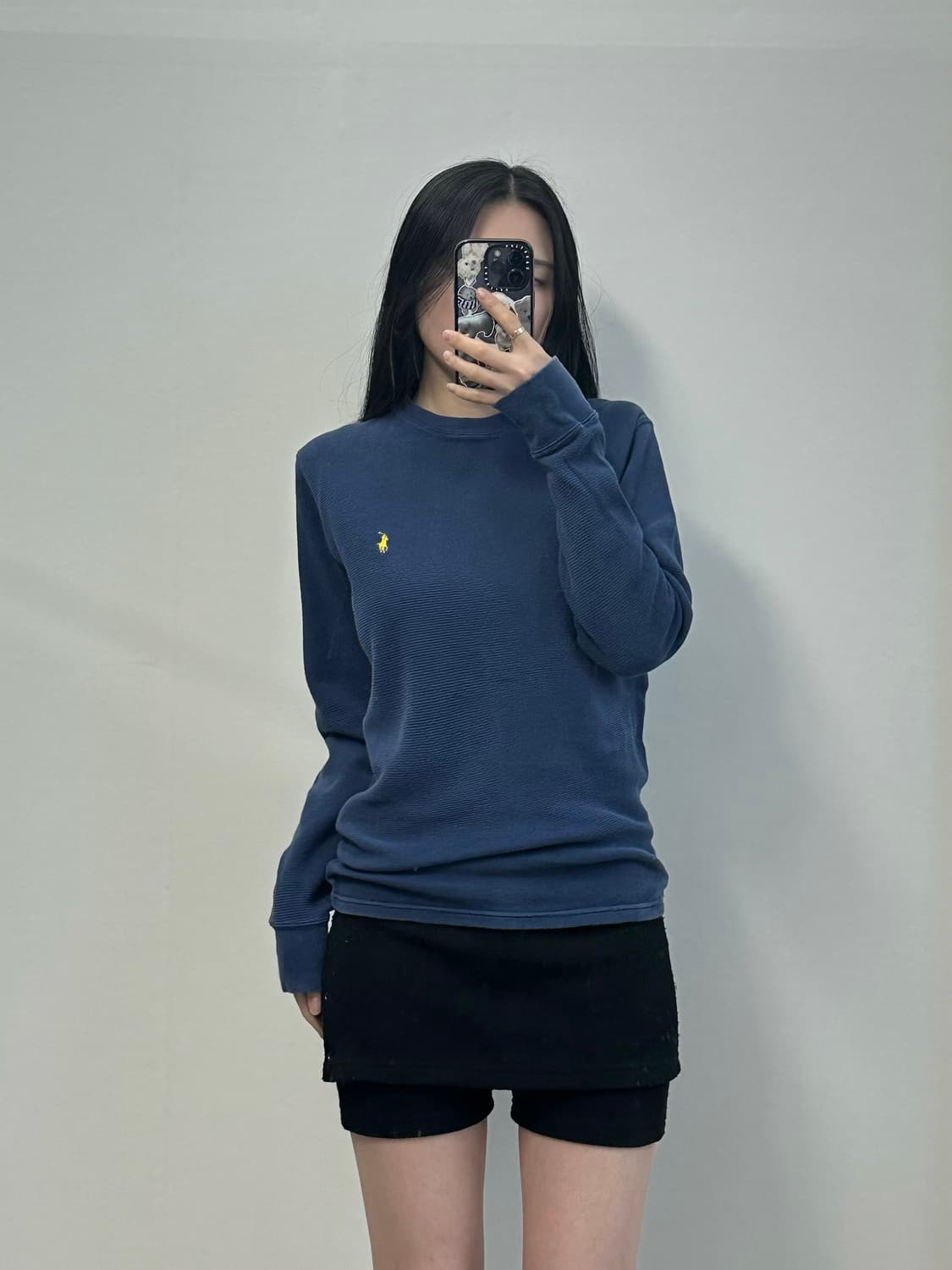 폴로 랄프로렌 신형 네이비 와플 니트 상품이미지1