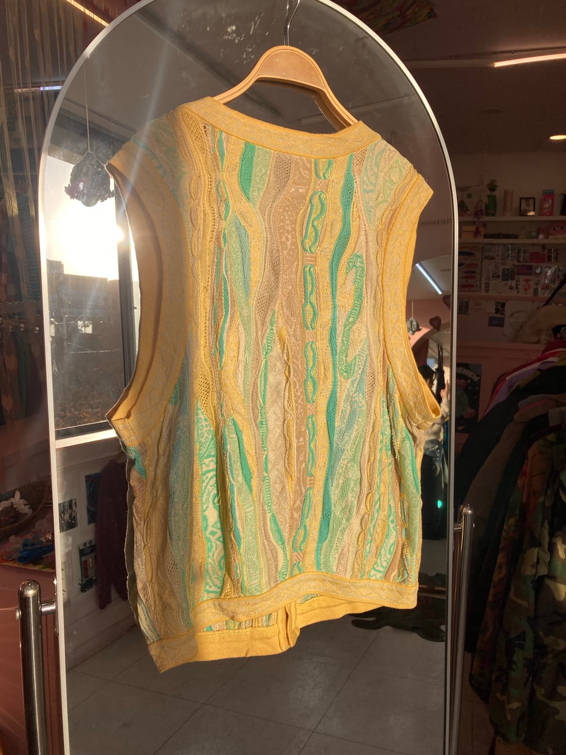 COOGI 쿠지 보헤미안 옐로우 패턴 베스트 상품이미지5