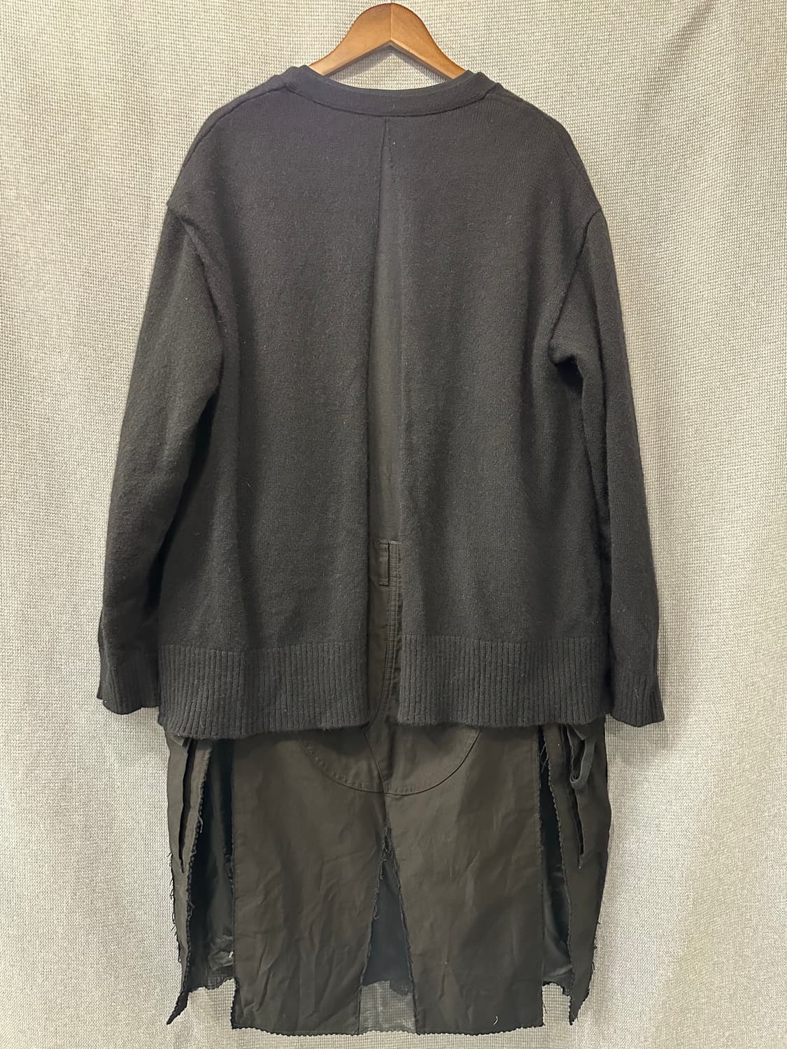 언더커버 UNDERCOVER  레이어드 롱 가디건 코트 상품이미지2