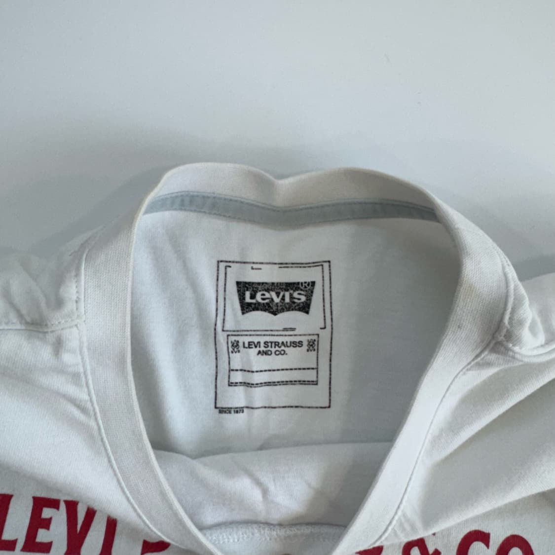 Levis 리바이스 그래픽 화이트 반팔   상품이미지5