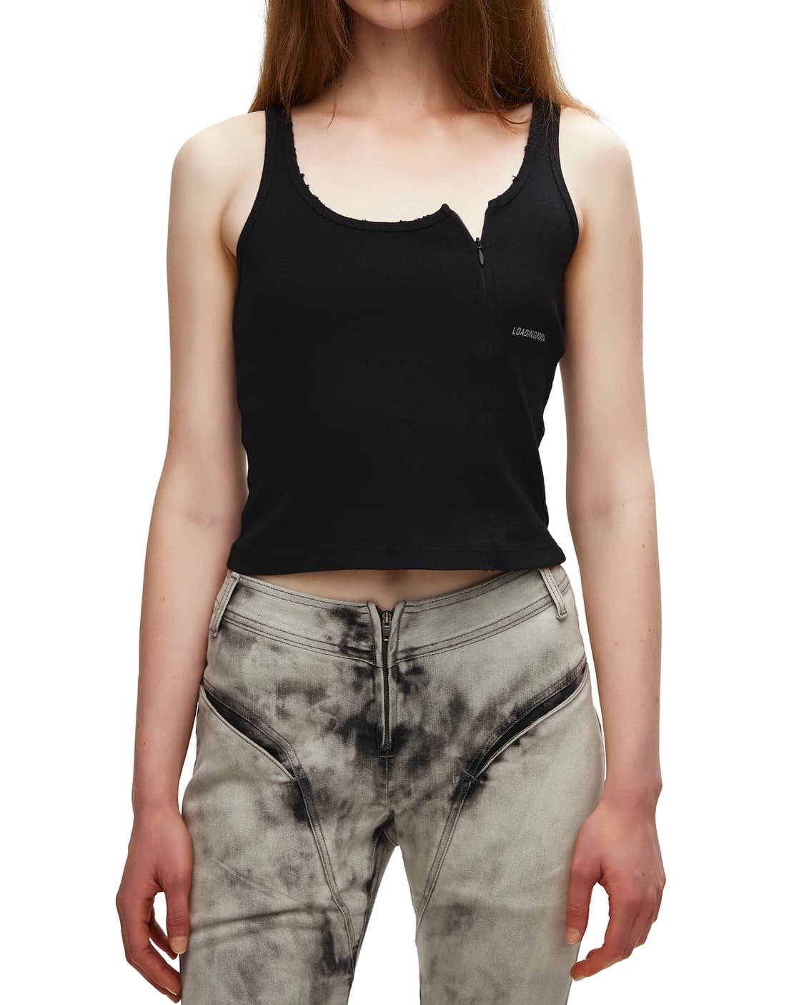 로딩룸 /ZIP TANK TOP / bk / 1 / 새상품 상품이미지3