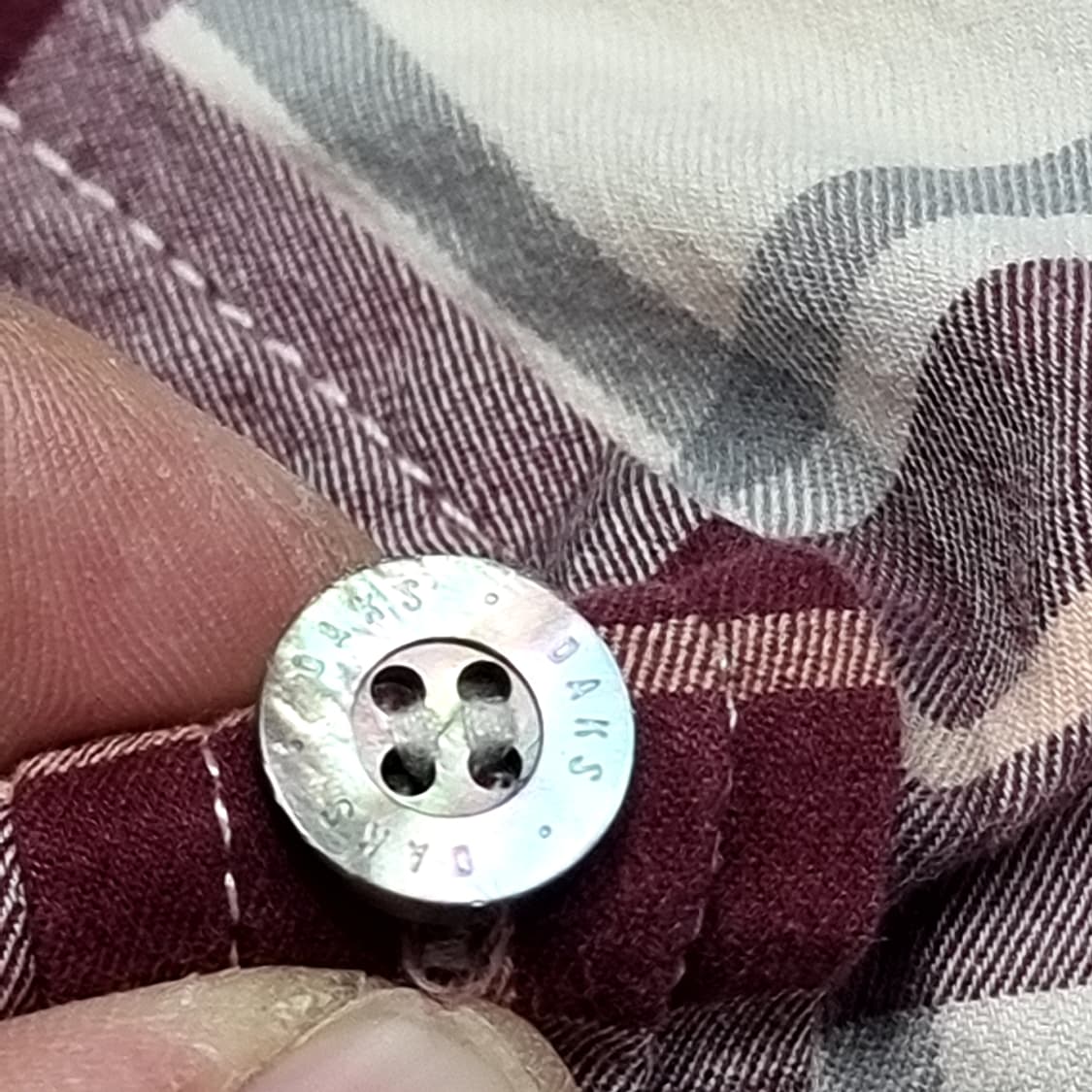 빈티지 닥스 90년대 체크 셔츠 남방 긴팔(100-105) 상품이미지6