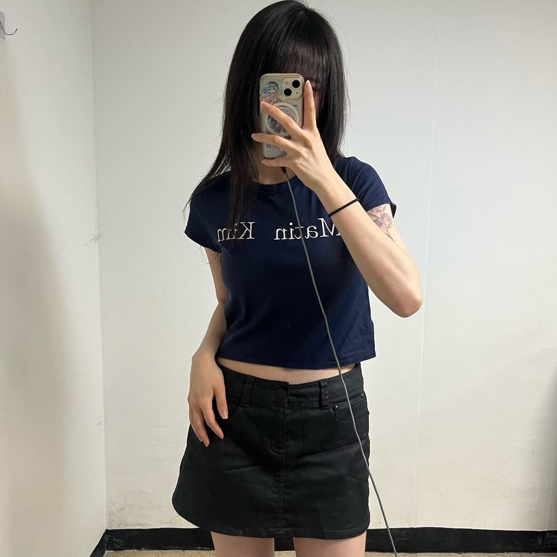 Matin Kim Navy T-Shirt (사용감) 상품이미지1