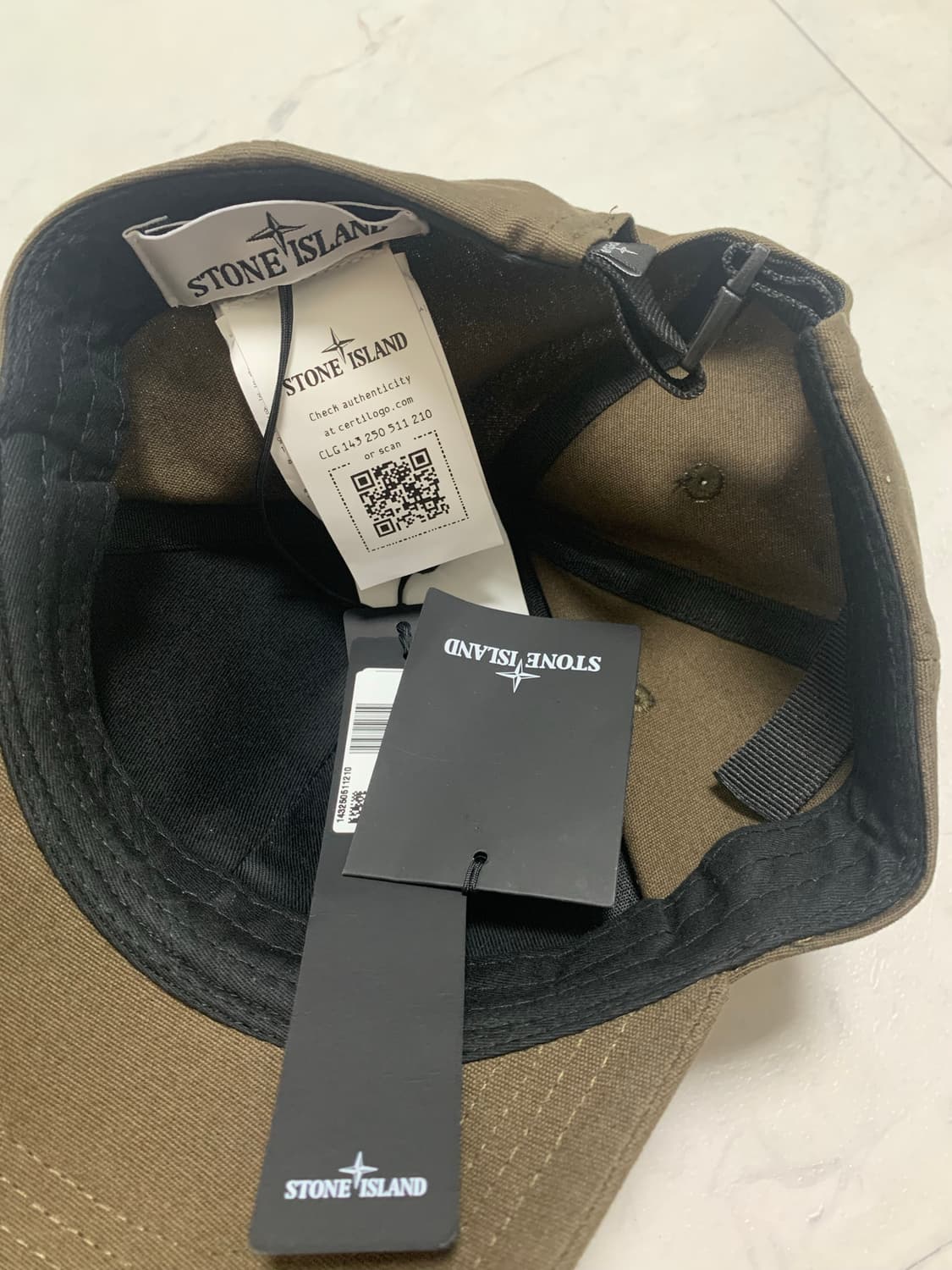 스톤아일랜드 볼캡 모자 새상품 상품이미지3