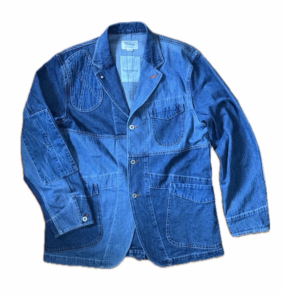 네이머클로딩 데님 패치워크 블레이저 상품이미지8