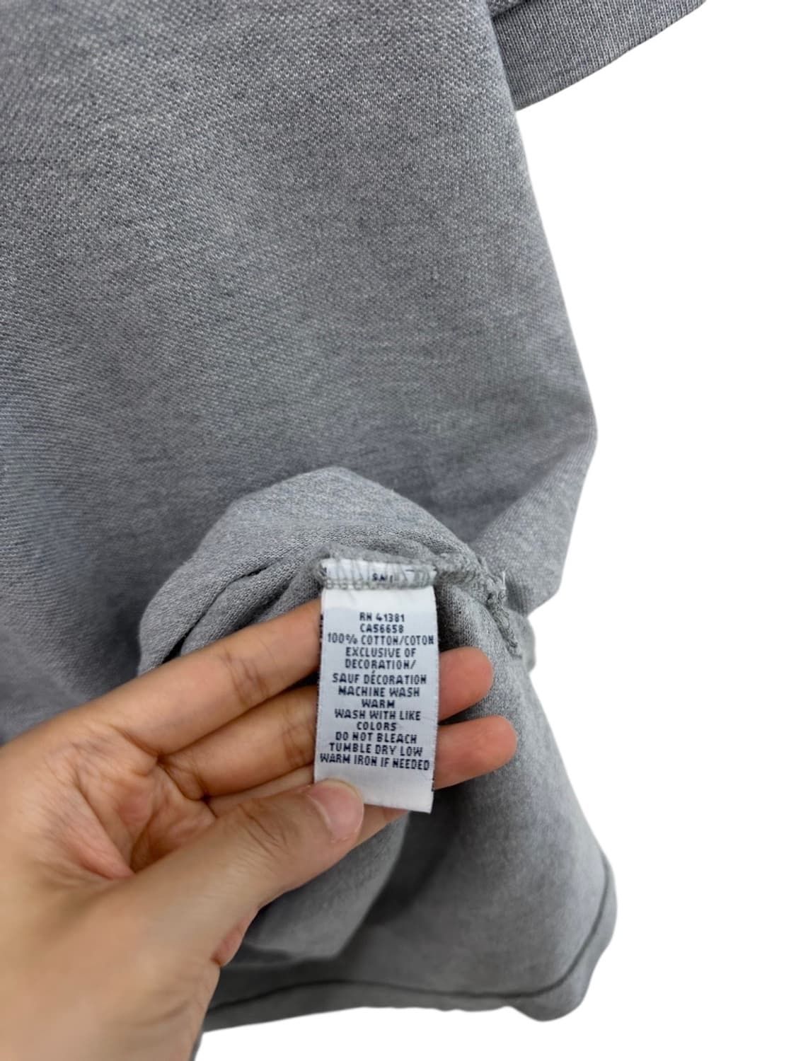 폴로 반팔 피케티 그레이 (XL~2XL) 상품이미지7
