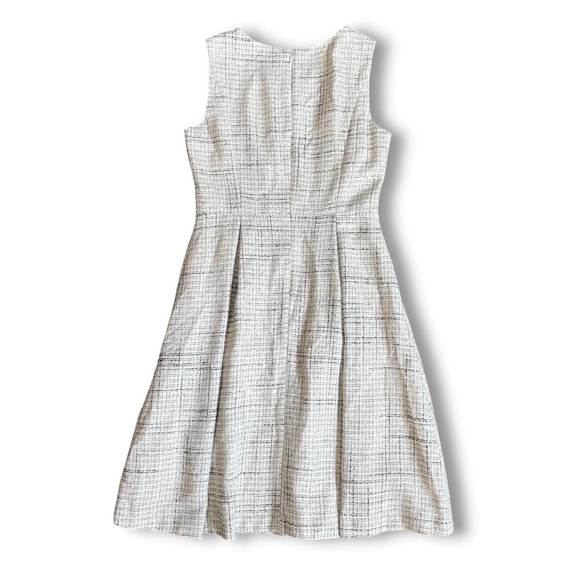 JPN 화이트블랙 트위드 셋업 투피스 원피스 자켓 상품이미지5