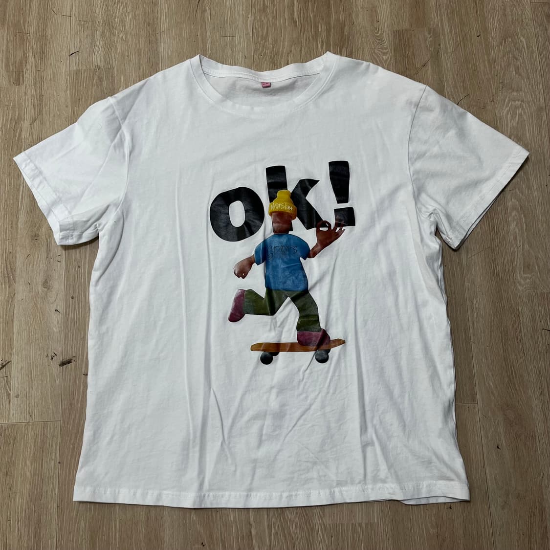 온디드 옥히 OK 유니크 프린팅 오버핏 반팔티 XXXL/115 상품이미지1