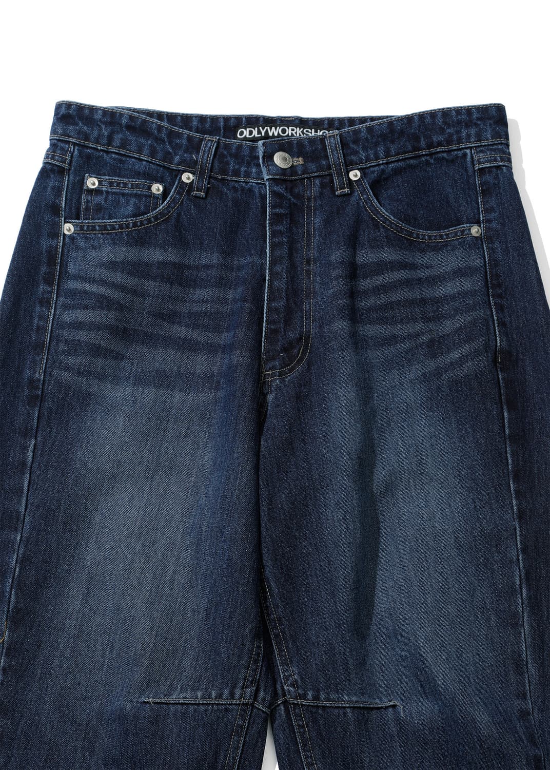 오들리워크샵 Wide Jeans Indigo 상품이미지2
