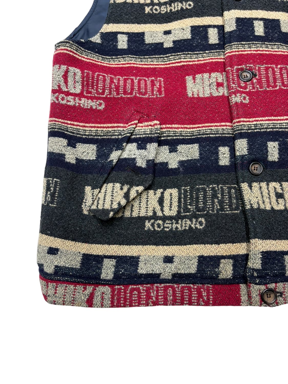 미치코 코시노  런던 조끼 M 상품이미지4