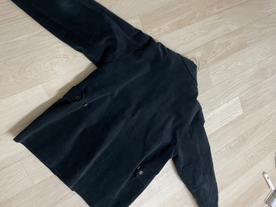 WASHED CORDUROY B.D.U JACKET (real black 상품이미지4