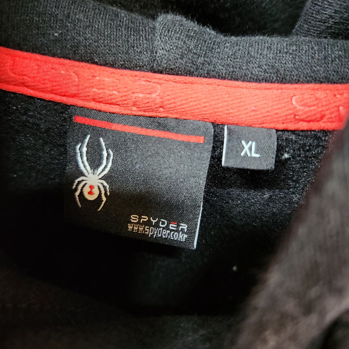 스파이더 사이드 그라데이션 빅로고 후드티 XL(XL) 상품이미지5