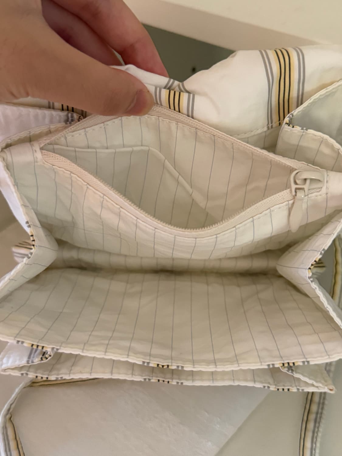 마르니 코튼 스트라이프 트렁크백 cotton strpied 상품이미지9