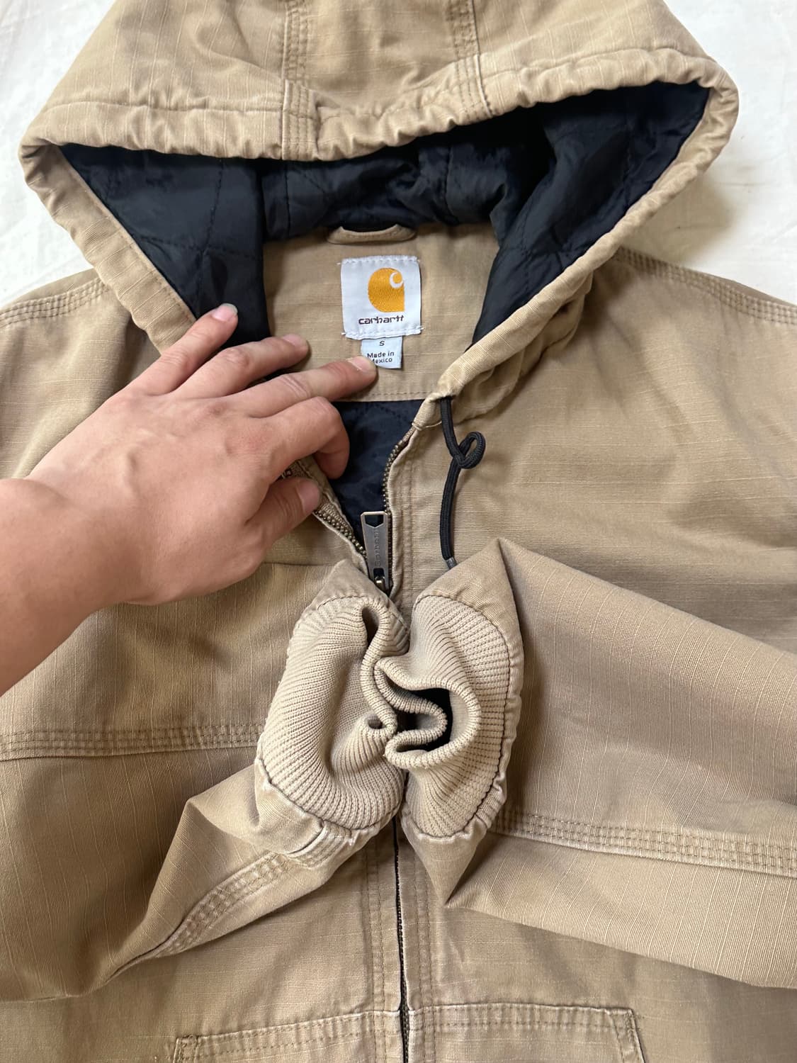 칼하트 샌드스톤 덕 액티브 누빔 자켓 새상품급 상품이미지2