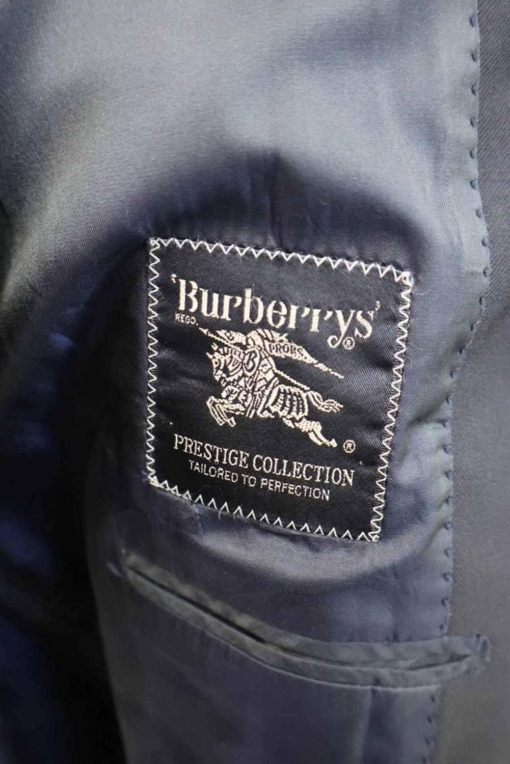 Burberrys Vintage Wool Blazer Navy 상품이미지6