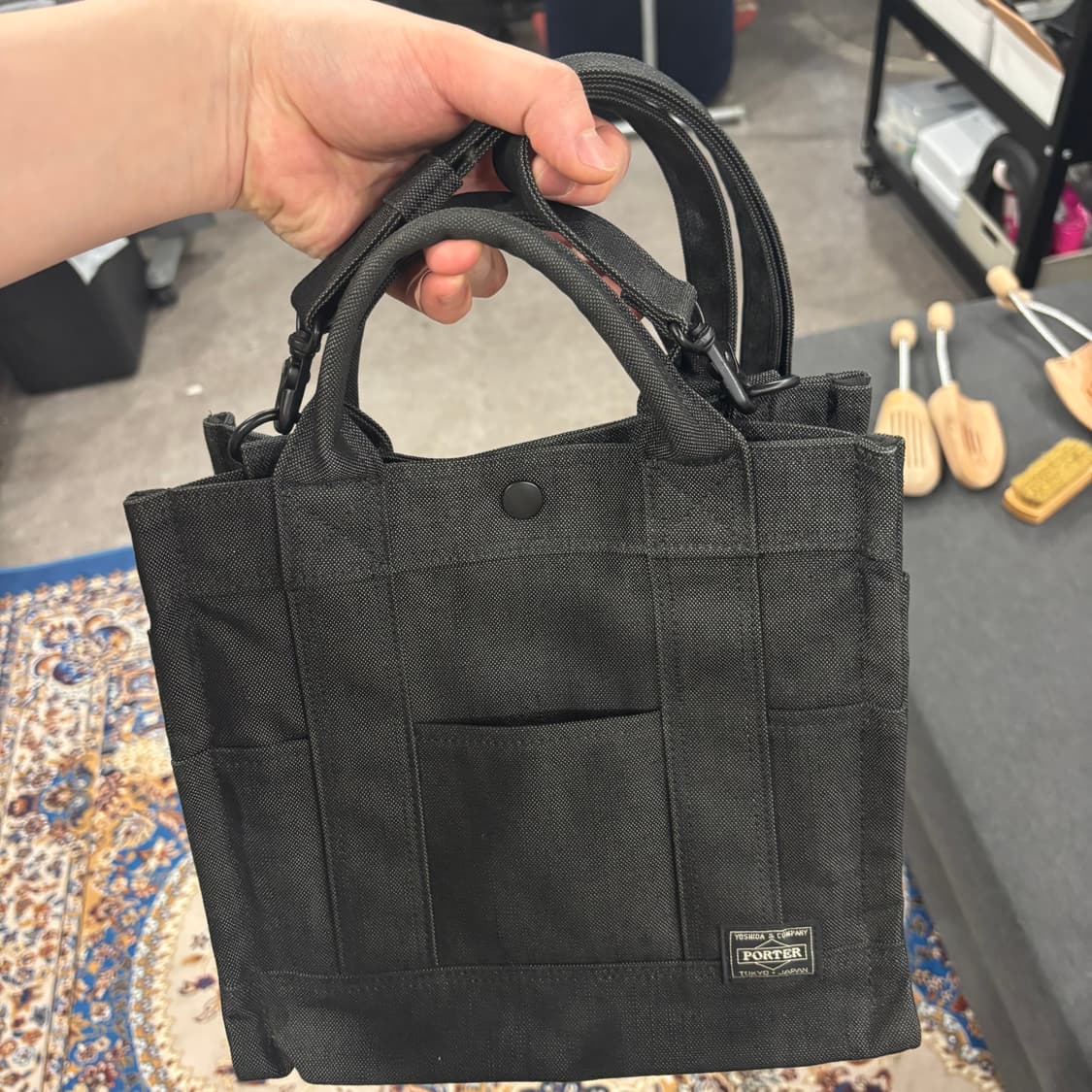 포터 스모키 투웨이 토트백 블랙 상품이미지7
