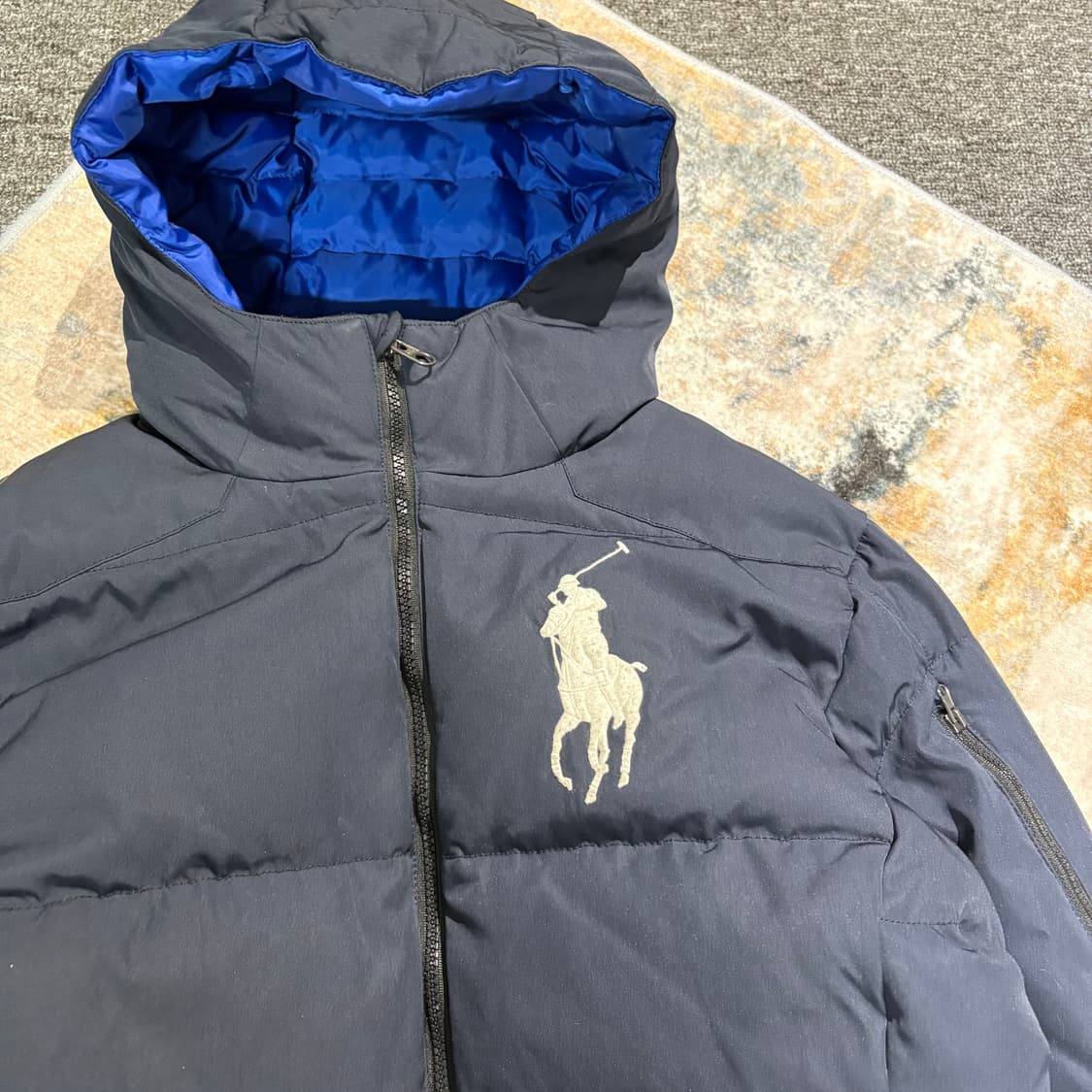 폴로 빅포니 빈티지 후드패딩 상품이미지2