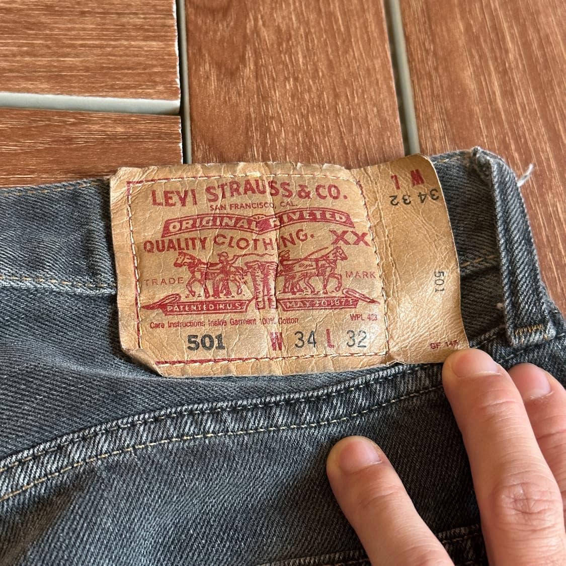 00’s Levi’s 501 reprinted pants  상품이미지7