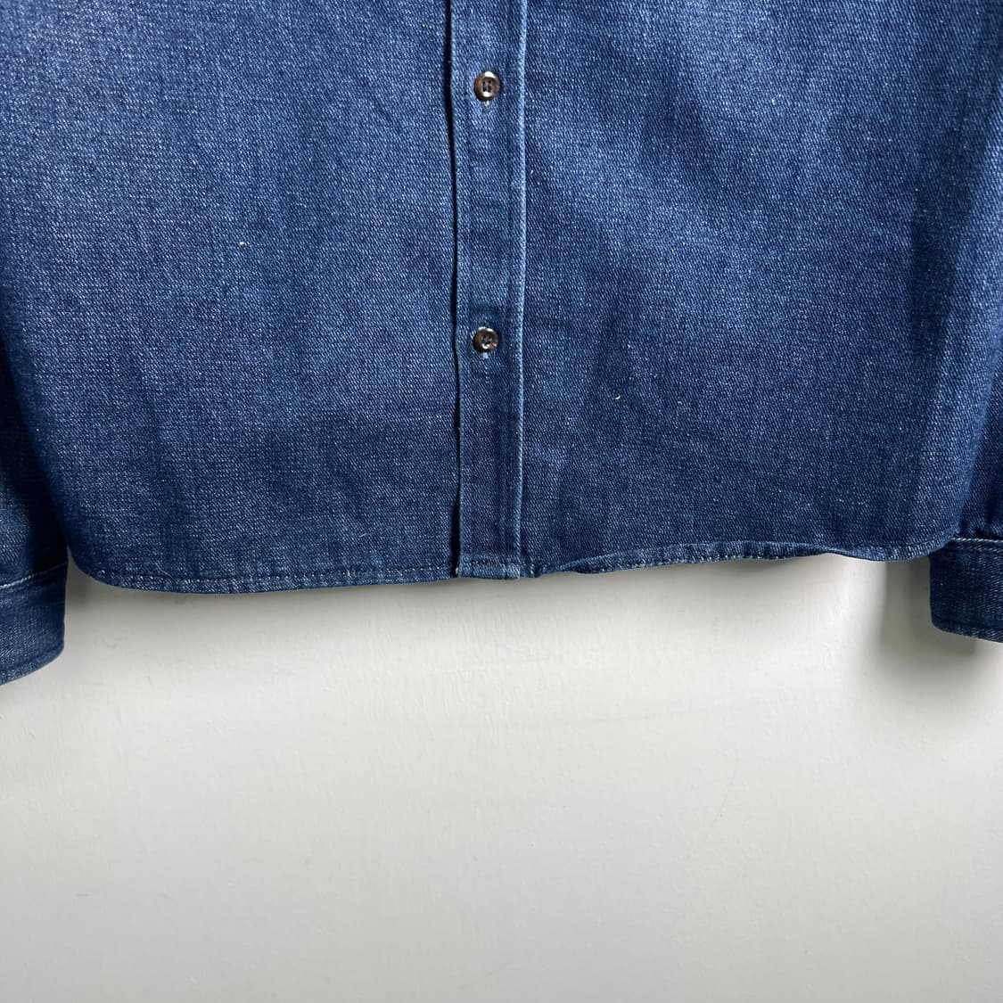 A.P.C. 아페쎄 투포켓 인디고 데님 셔츠 M 상품이미지6