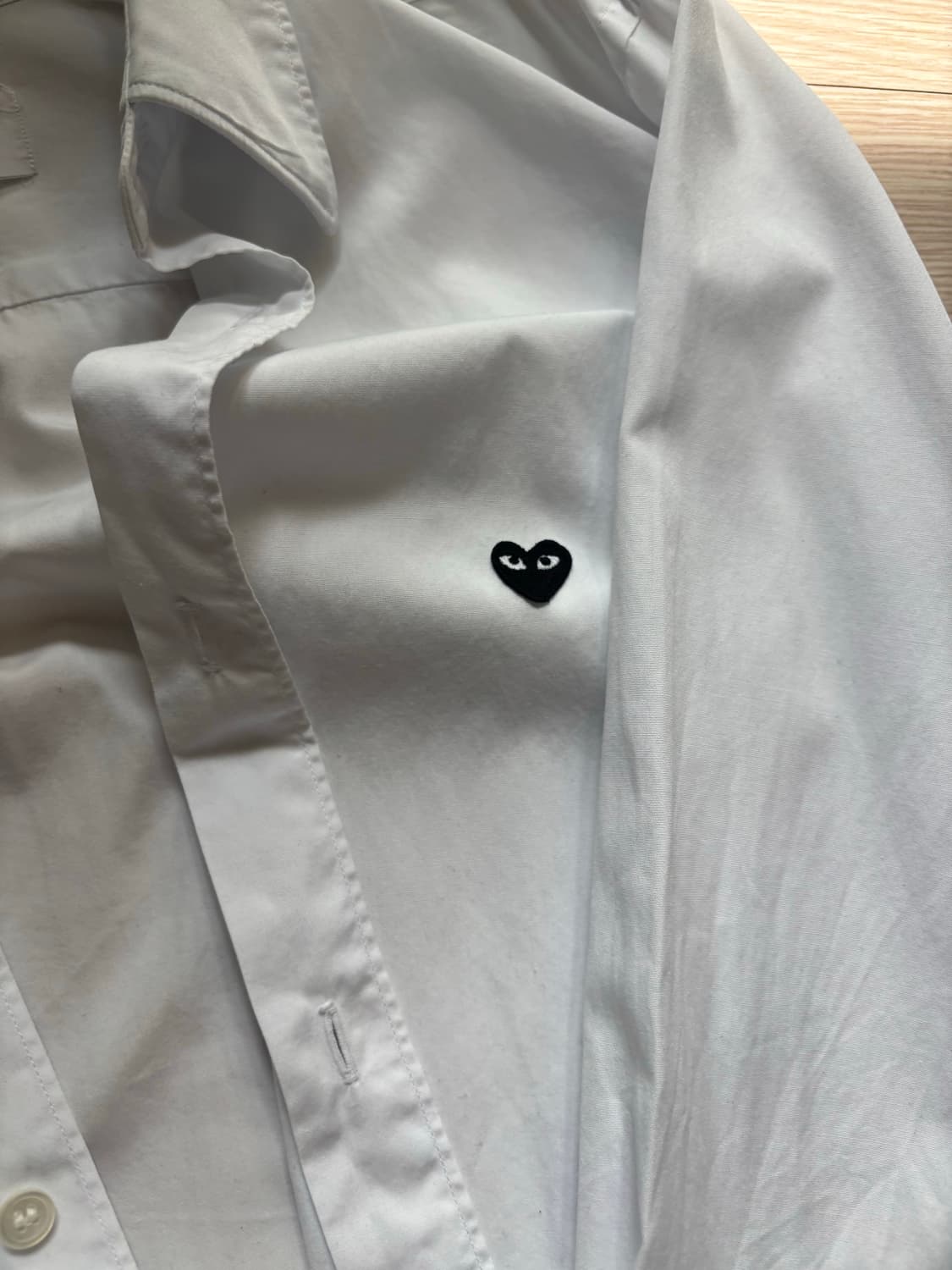 꼼데가르송 플레이 셔츠 L 상품이미지3