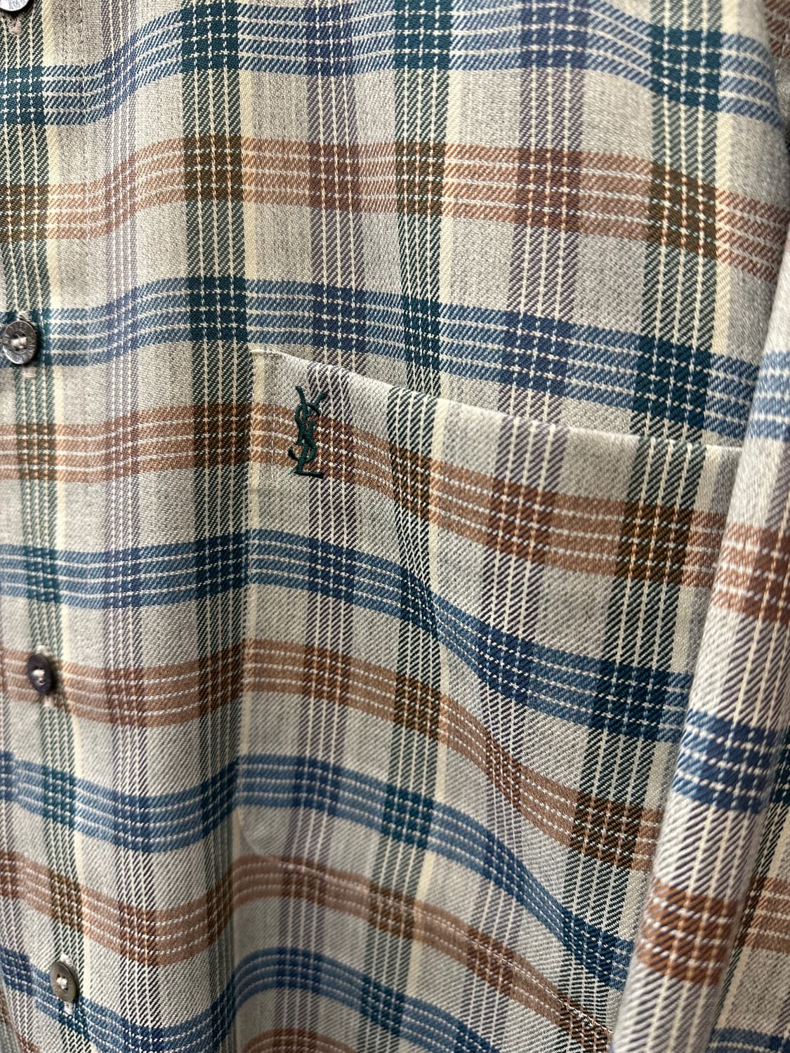 YSL 입생로랑 체크셔츠 상품이미지7