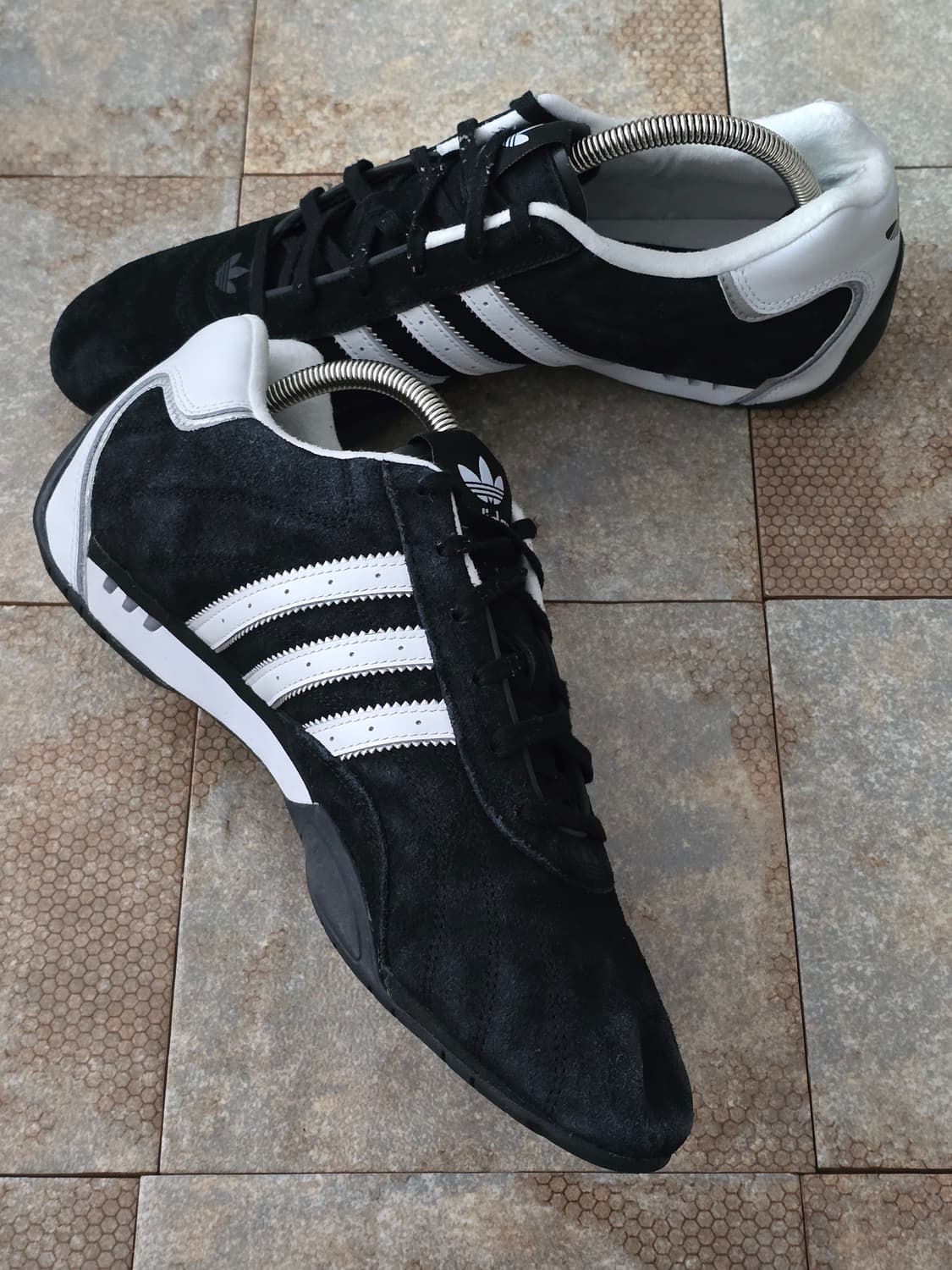 (285)아디다스 아디레이서 로우 검흰 상품이미지4