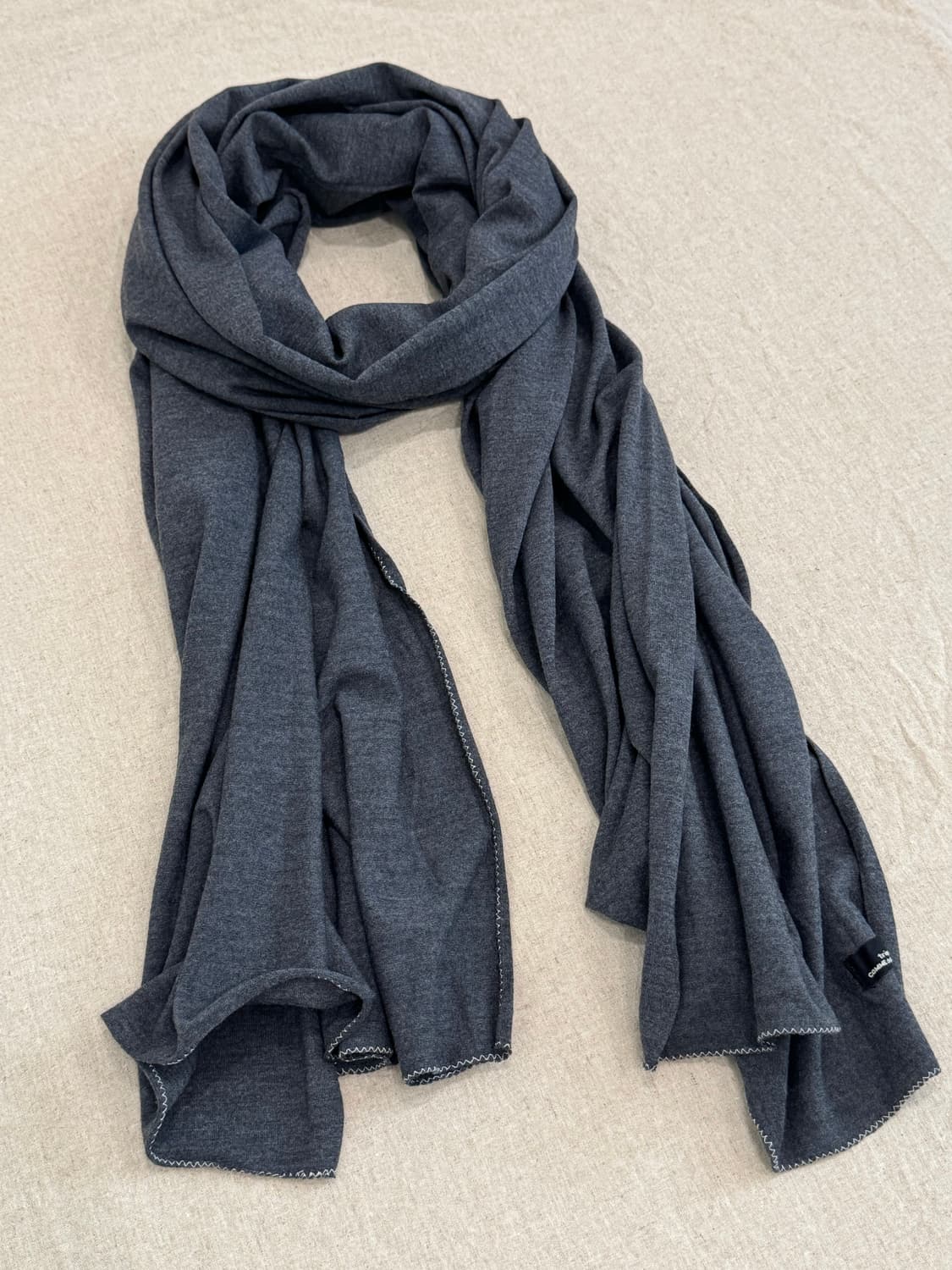 꼼데가르송 그레이 코튼 머플러 상품이미지2