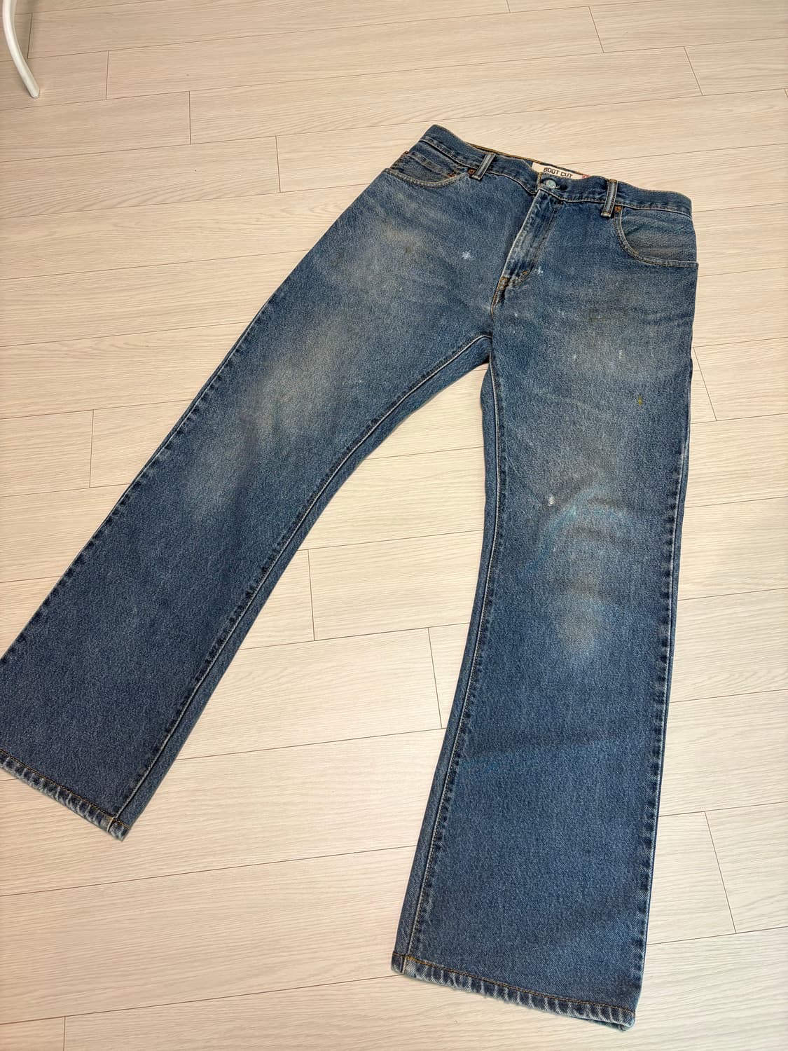 Levis 517 리바이스 부츠컷 데님 중청 34x34실제(30-31) 상품이미지2